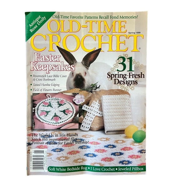 Vintage‎ Old-Time Crochet Spring 1999 Magazine - Picture 1 of 2
